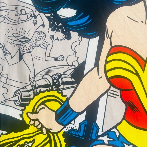 HALLOWEEN READY WONDER WOMAN” DRESS /SHEATH POLYESTER SPANDEX BLEND One Size - Picture 2 of 10